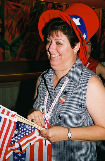 Susie McNamara at Convention Fourth of July Parade Photograph, July 4, 2002 (image)