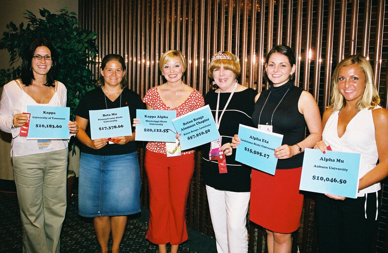 Dusty Manson and Others at Children's Miracle Network Recognition at Convention Photograph 2, July 4-8, 2002 (Image)