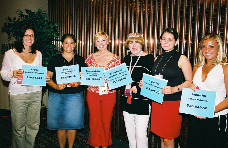 Dusty Manson and Others at Children's Miracle Network Recognition at Convention Photograph 3, July 4-8, 2002 (Image)
