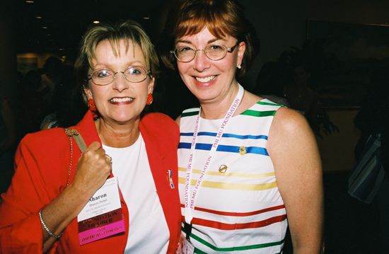 Sharon Porter and Nancy Campbell at Convention Photograph 1, July 4-8, 2002 (image)