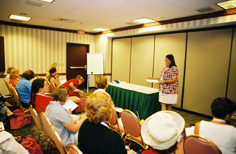 July 4-8 Karen Belanger Leading Alumnae Officer Meeting at Convention Photograph 3 Image