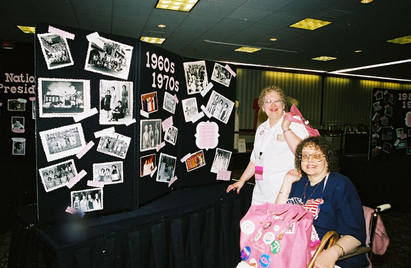 Kathy Bachsay and Mary Indianer by Convention Display Photograph 3, July 4-8, 2002 (Image)