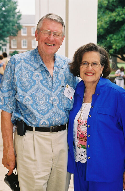 Paul and Joan Wallem at Wesleyan College During Convention Photograph 2, July 4-8, 2002 (Image)