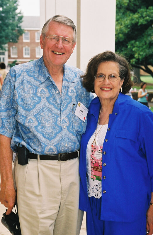 Paul and Joan Wallem at Wesleyan College During Convention Photograph 1, July 4-8, 2002 (Image)