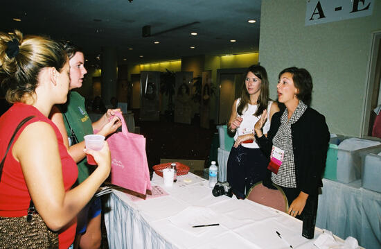 Phi Mus Registering for Convention Photograph 8, July 4-8, 2002 (image)