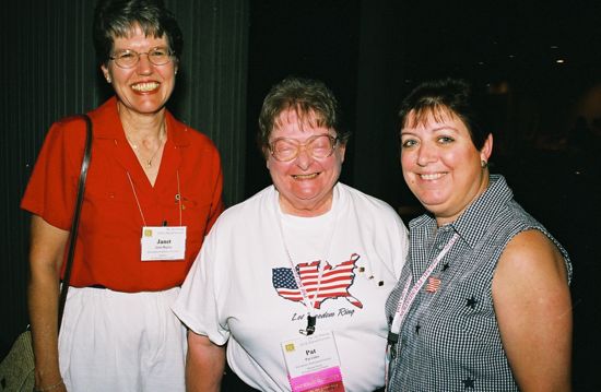 Bagley, Giles, and McNamara at Convention Photograph, July 4-8, 2002 (image)