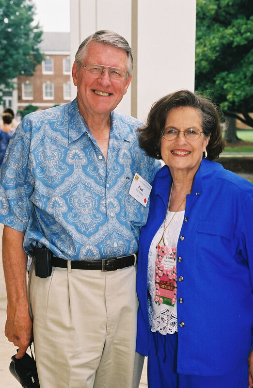 Paul and Joan Wallem at Wesleyan College During Convention Photograph 3, July 4-8, 2002 (Image)