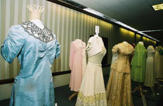 Dresses in Convention Historical Display Photograph 2, July 4-8, 2002 (image)