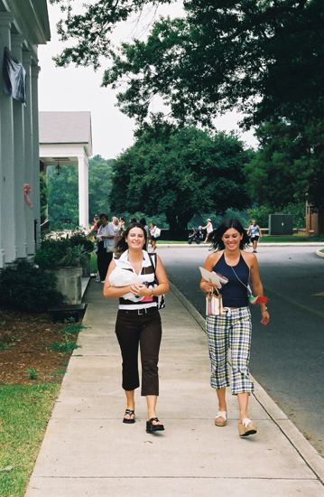 Two Phi Mus at Wesleyan College During Convention Photograph, July 4-8, 2002 (image)