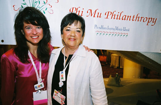 Unidentified and Penny Cupp at Convention Photograph, July 4-8, 2002 (image)