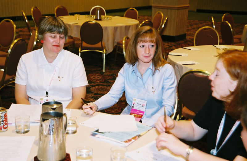 Three Phi Mus in Convention Discussion Group Photograph 7, July 4-8, 2002 (Image)