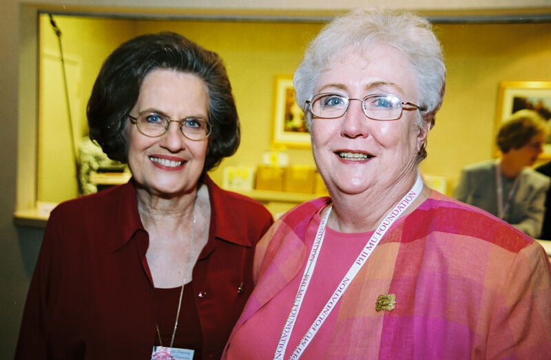 Joan Wallem and Claudia Nemir at Convention Photograph, July 4-8, 2002 (Image)