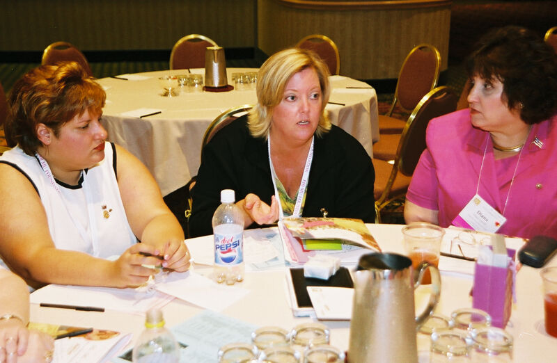 Diana Garrett and Others in Convention Discussion Group Photograph 2, July 4-8, 2002 (Image)