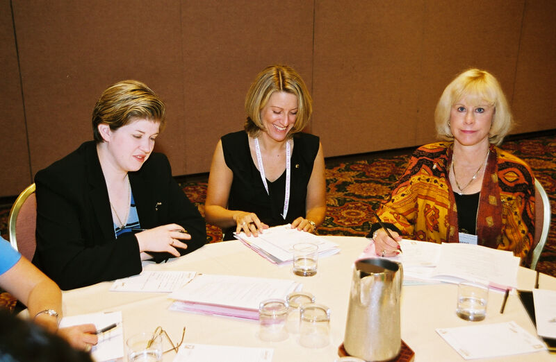 Three Phi Mus in Convention Discussion Group Photograph 5, July 4-8, 2002 (Image)