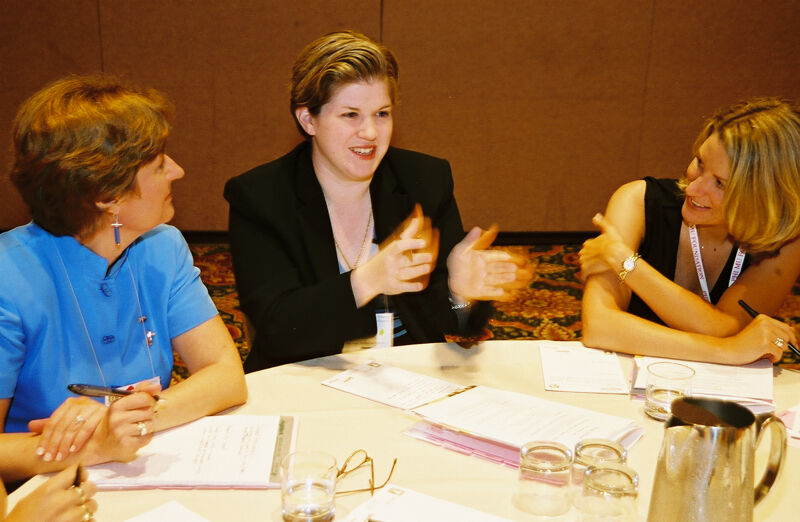 Three Phi Mus in Convention Discussion Group Photograph 2, July 4-8, 2002 (Image)