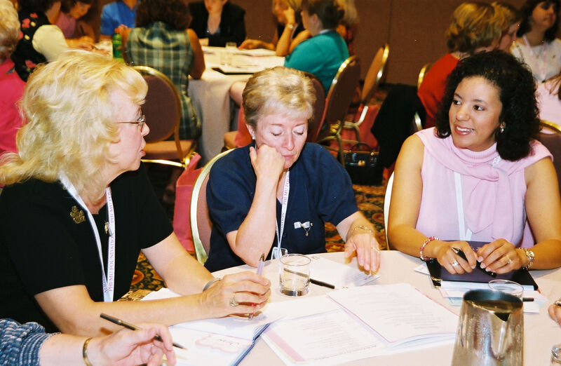 Three Phi Mus in Convention Discussion Group Photograph 4, July 4-8, 2002 (Image)