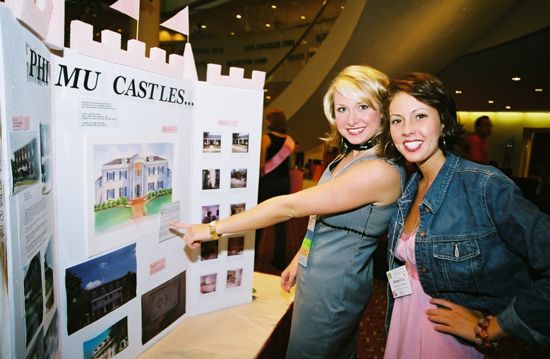 Two Phi Mus by Housing Display at Convention Photograph 2, July 4-8, 2002 (image)