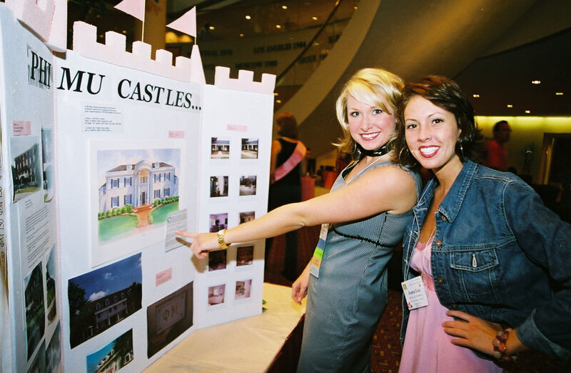 Two Phi Mus by Housing Display at Convention Photograph 2, July 4-8, 2002 (Image)