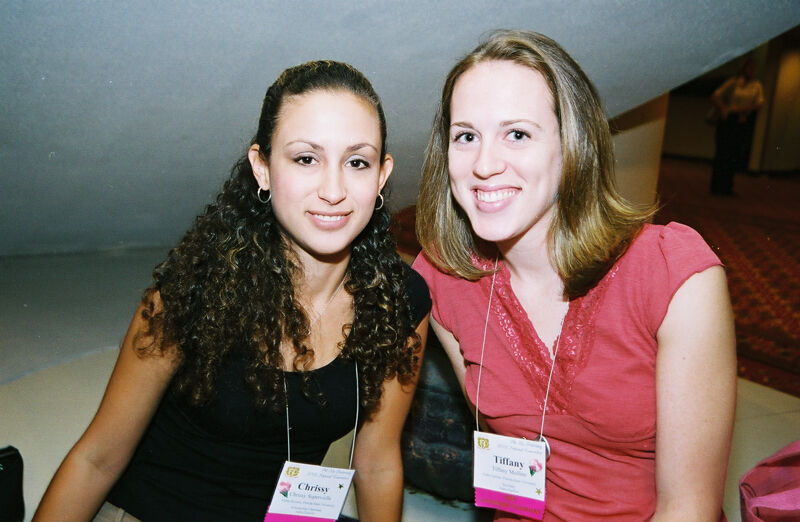 Chrissy Supervielle and Tiffany Mullins at Convention Photograph, July 4-8, 2002 (Image)