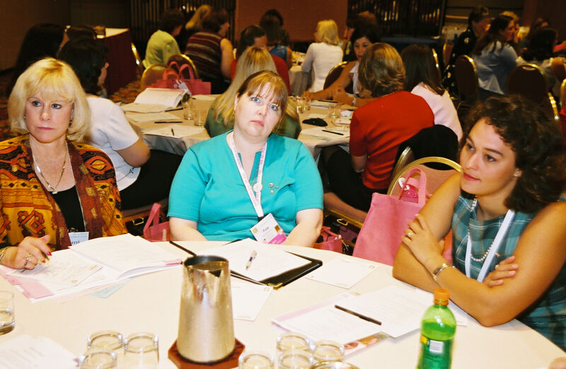 Three Phi Mus in Convention Discussion Group Photograph 6, July 4-8, 2002 (Image)