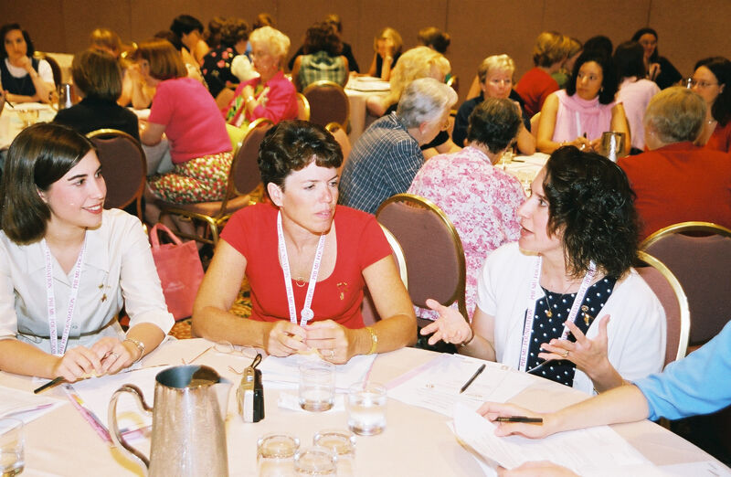 Mary Beth Straguzzi and Others in Convention Discussion Group Photograph, July 4-8, 2002 (Image)