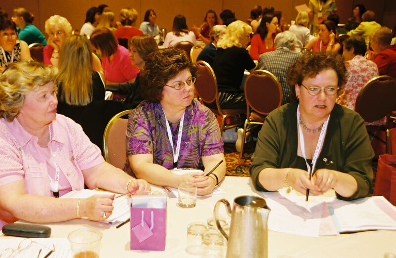 Three Phi Mus in Convention Discussion Group Photograph 1, July 4-8, 2002 (Image)