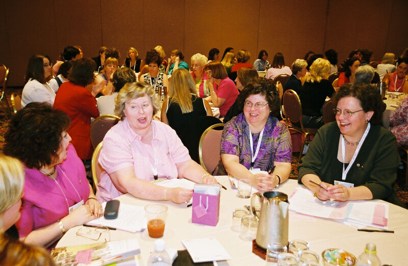 Diana Garrett and Others in Convention Discussion Group Photograph 5, July 4-8, 2002 (Image)