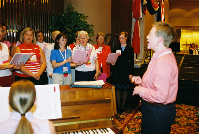 Convention Choir Singing Photograph 12, July 4-8, 2002 (Image)