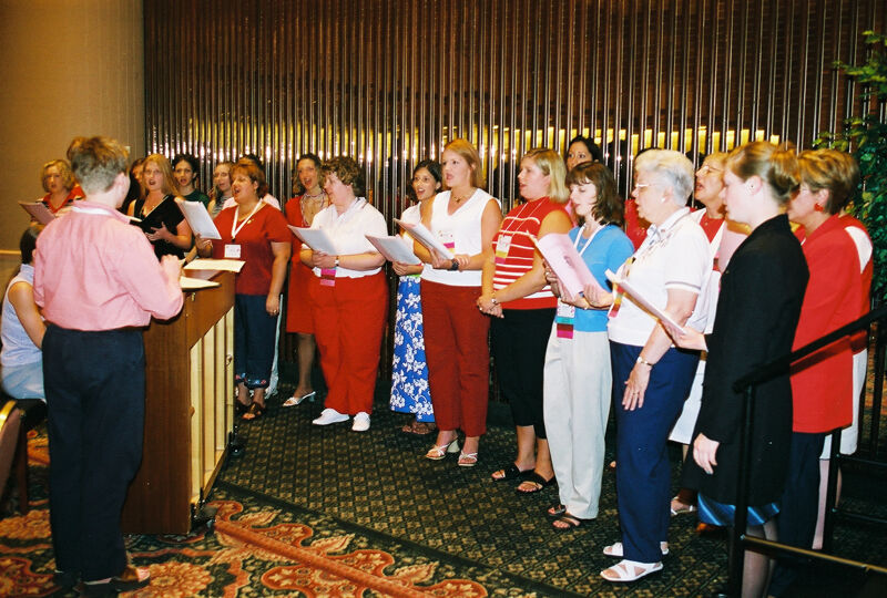 Convention Choir Singing Photograph 7, July 4-8, 2002 (Image)