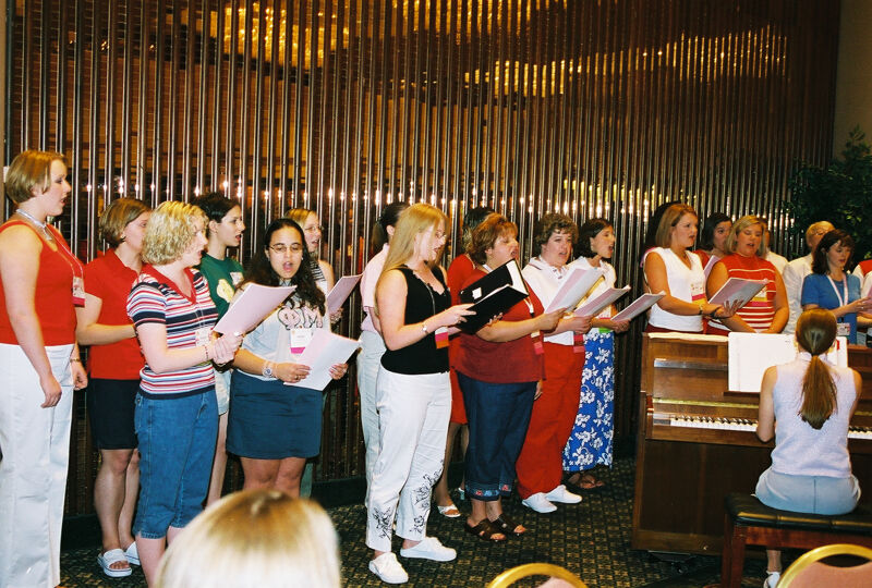 Convention Choir Singing Photograph 8, July 4-8, 2002 (Image)