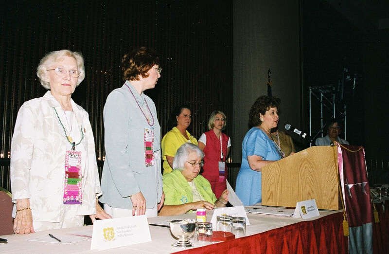 Annadell Lamb and Others Recognized at Convention Event Photograph, July 4-8, 2002 (Image)