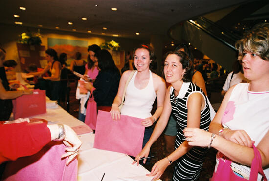 Phi Mus Registering for Convention Photograph 10, July 4-8, 2002 (image)