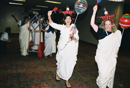 Susan Kendricks and Cindy Lowden in Convention Fourth of July Parade Photograph, July 4, 2002 (image)