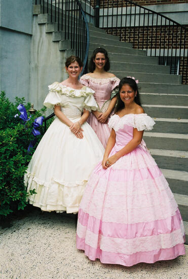 Three Phi Mus in Period Dress at Convention Photograph 5, July 4-8, 2002 (image)