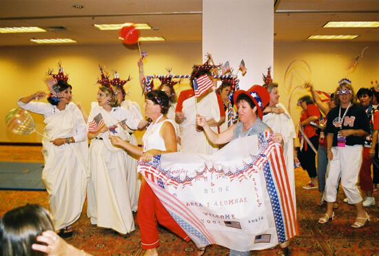 Kendricks, Stallard, Straguzzi, and McNamara at Convention Fourth of July Celebration Photograph 2, July 4, 2002 (image)