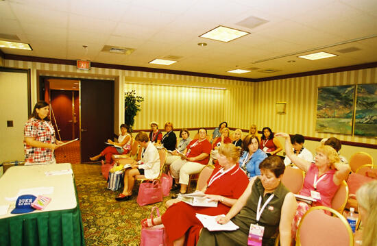 Unidentified Phi Mu Leading Convention Workshop Photograph 7, July 4-8, 2002 (image)