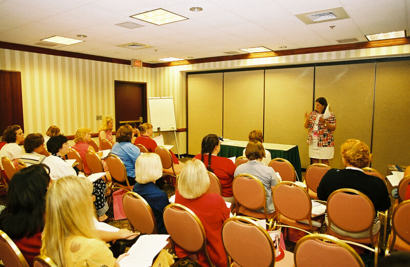 Unidentified Phi Mu Leading Convention Workshop Photograph 4, July 4-8, 2002 (Image)