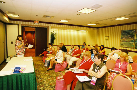 Unidentified Phi Mu Leading Convention Workshop Photograph 6, July 4-8, 2002 (image)