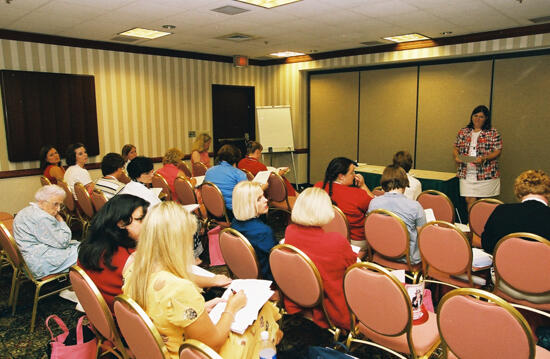 Unidentified Phi Mu Leading Convention Workshop Photograph 3, July 4-8, 2002 (image)