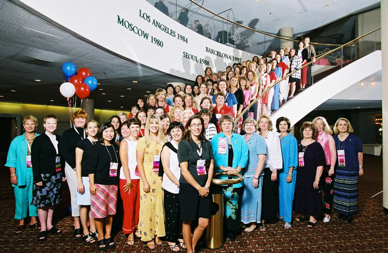 Phi Mu Officers at Convention Photograph 6, July 4-8, 2002 (Image)