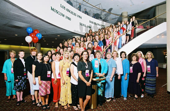 Phi Mu Officers at Convention Photograph 7, July 4-8, 2002 (image)