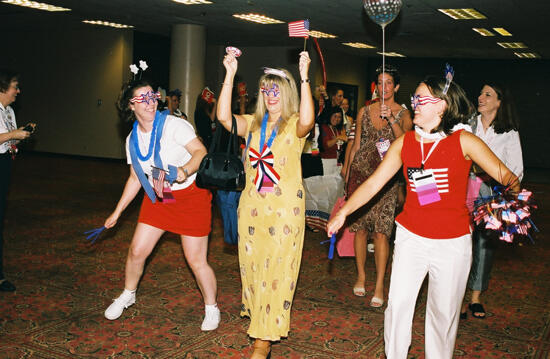 Phi Mus in Patriotic Parade at Convention Photograph 6, July 4, 2002 (image)