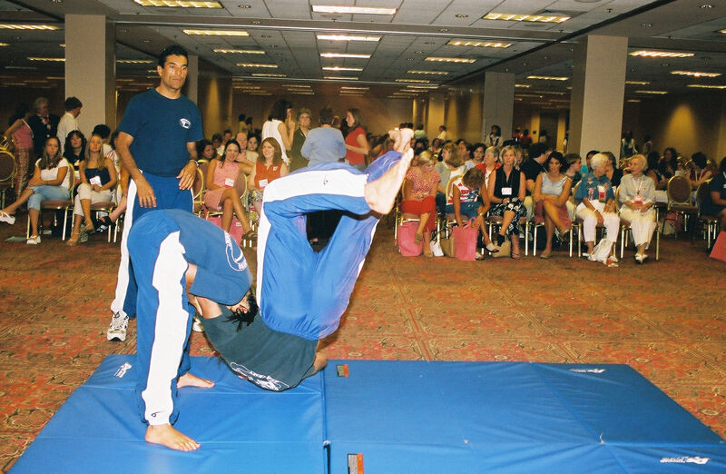 Self-Defense Demonstration at Convention Photograph, July 4-8, 2002 (Image)