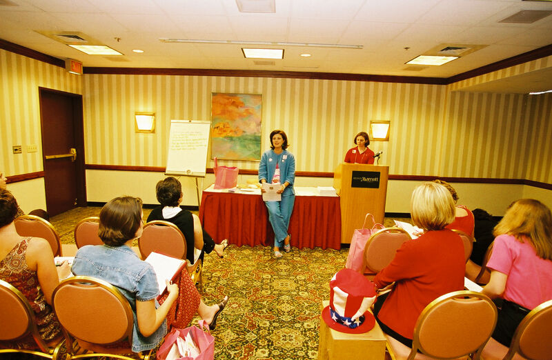 Susan Kendricks Leading Convention Workshop Photograph 2, July 4-8, 2002 (Image)