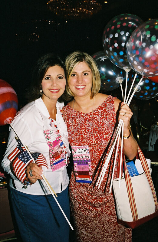 Susan Kendricks and Andie Kash at Convention Photograph 2, July 4-8, 2002 (Image)