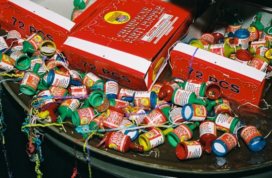 Party Poppers at Convention Photograph 1, July 4, 2002 (image)