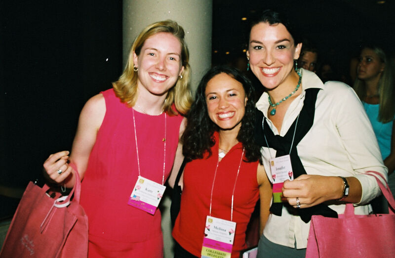 Sanderson, Dolgetta, and Copeland at Convention Photograph 1, July 4-8, 2002 (Image)