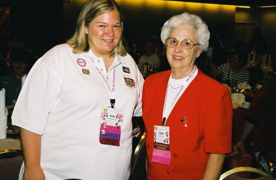 Kim Beckstrand and Ruth Proctor at Convention Photograph, July 4-8, 2002 (image)