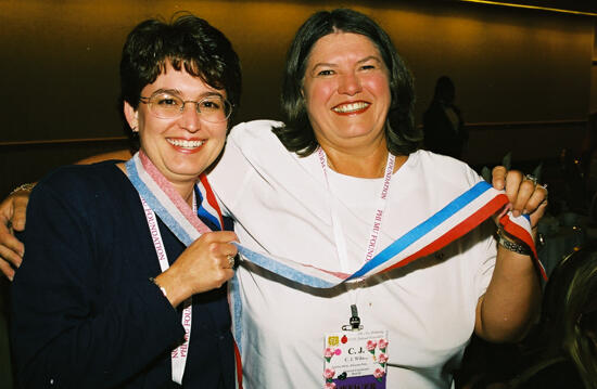 C.J. Wilson and Unidentified at Convention Photograph, July 4-8, 2002 (image)