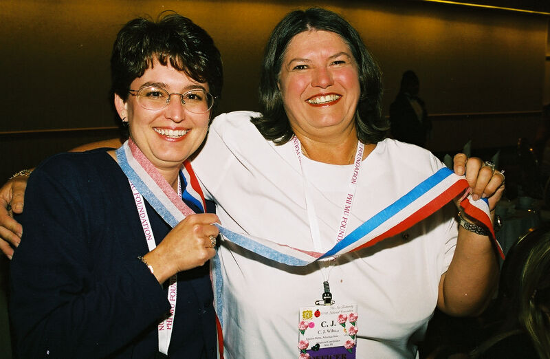 C.J. Wilson and Unidentified at Convention Photograph, July 4-8, 2002 (Image)